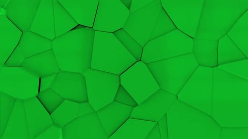 Cracked Background Loop Green