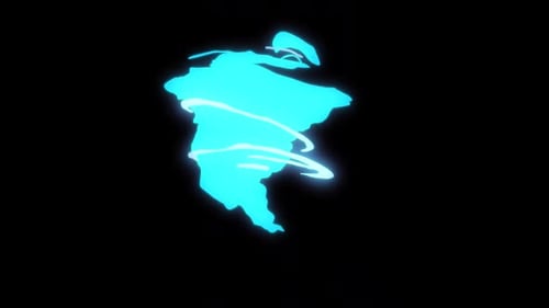 Hand-Drawn Electric Energy Burst Transition