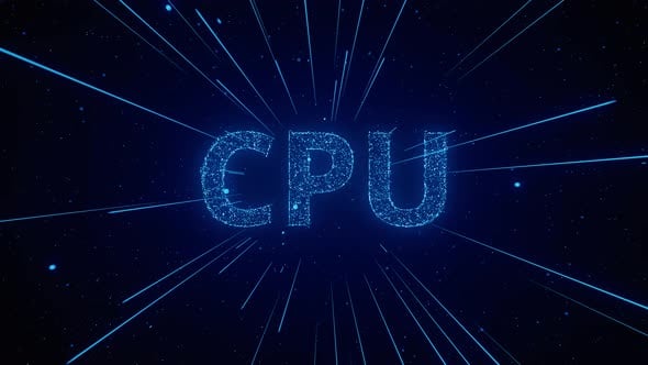 Animación de partículas de CPU , Motion Graphics Incluyendo: upc y ...