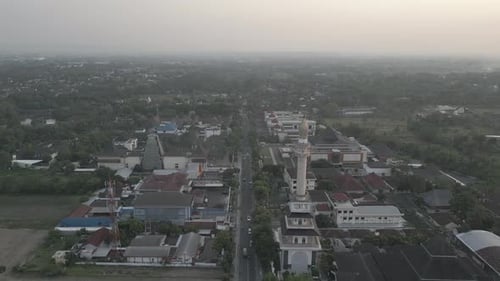 Blick auf Reisfelder im Dorf Jatirejo, Yogyakarta 0251