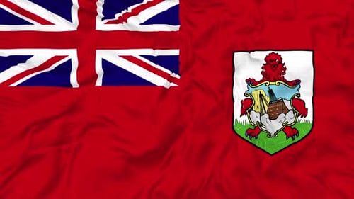 Bermuda Flag Waving Loop