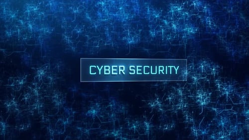 Conceito de segurança cibernética sobre fundo de redes de computadores com falhas