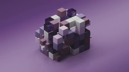 Animation d'usine satisfaisante en boucle 3D