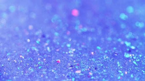 Sparkling Paint Flow Wet Glitter Texture Blue Gel
