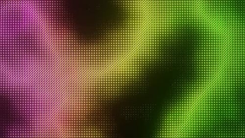 Pink To Lime Abstract Motion Glow Background Vj Loop In HD