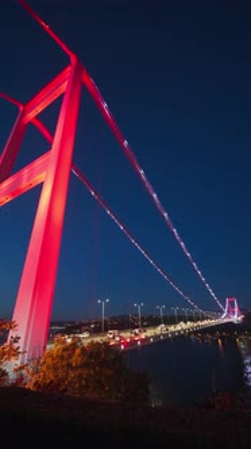 Speeding Traffic On The Bridge