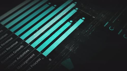 Corporate Data Visualization Bar Graph Animation