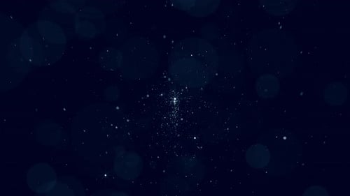 Abstract Particle Burst Reveal Animation