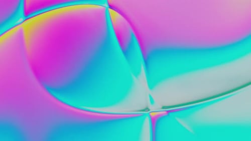 Animation en boucle à dégradé irisé doux