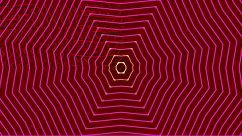 Pink color spiral visual tunnel pattern background