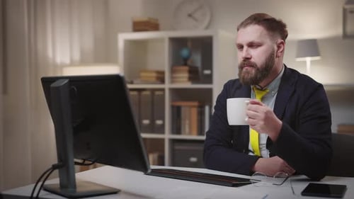 Coffee Break Time in Office