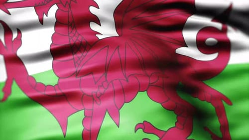 Wales Custom Flag Texture Background
