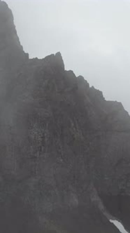 Misty Mountain Peak. British Columbia, Canada.