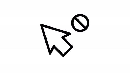 arrow line icon animation