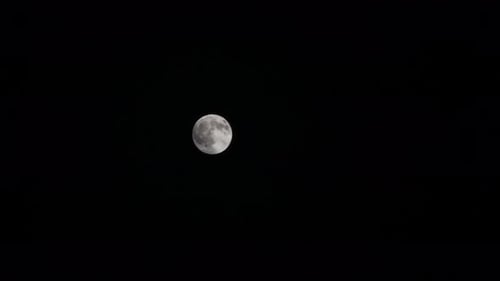 Full Moon with Clouds