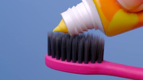 Toothbrush with Toothpaste