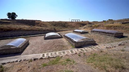 Early bronze age tombs in Alacahoyuk 4K