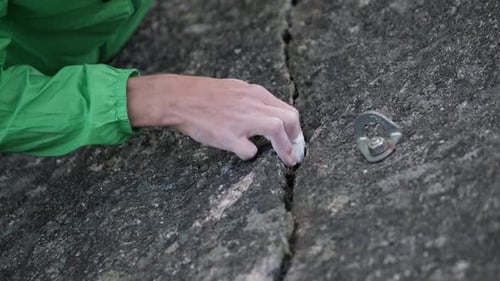 Scaling New Heights A Thrilling Adventure of a Rock Climber Conquering Nature's Obstacles