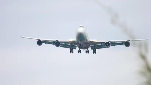 Widebody Approaching Landing Front View