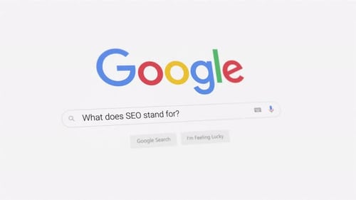 What does SEO stand for? Google search