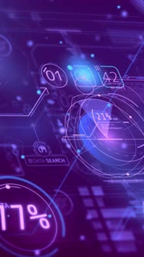 Abstrakter Datenfluss in einem virtuellen 3D-Raum