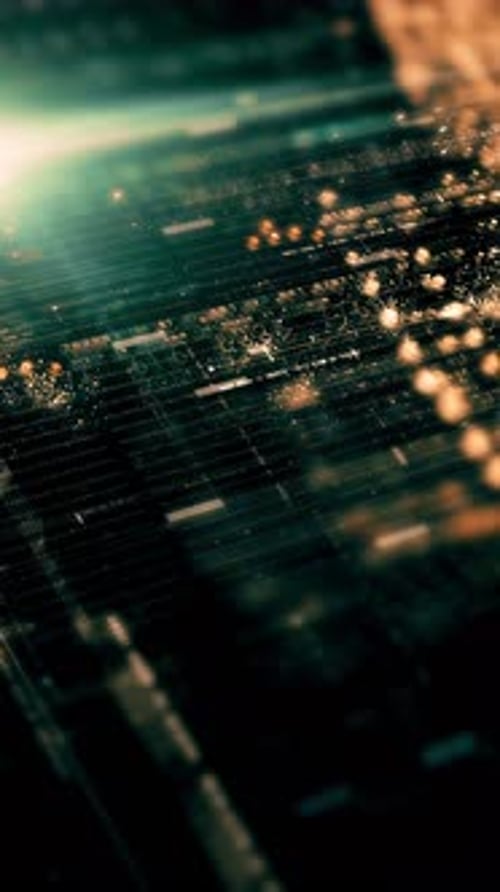 Futuristic Data Matrix Simulation Background 12