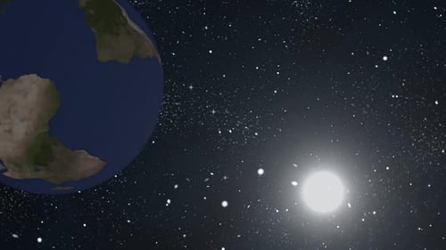 Earth planet animated
