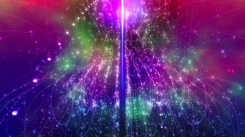 Sparkling Space Void Strips Moving Background 1