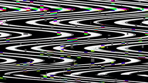 animation de fond statique numérique 4k glitch