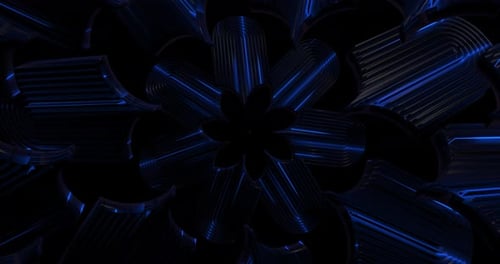 Animation en boucle de tunnel de couleur abstraite 4K VJ 56