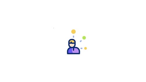 Animiertes Multitasking-Symbol