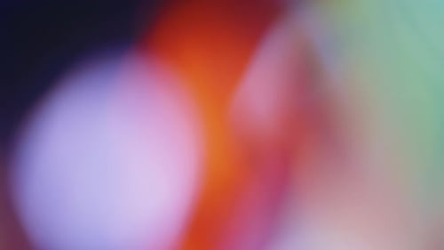 Multicolored Light Leaks Footage on Black Background Stylizing Video Transitions Bokeh Effect