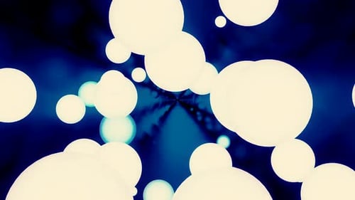 A light background on which white blots of light bulbs in abstraction