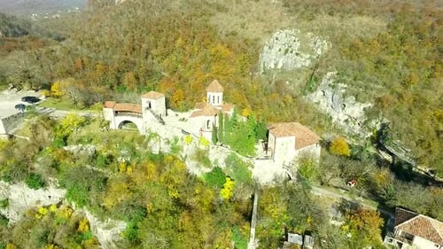 Église de Motsameta (Géorgie) Topview