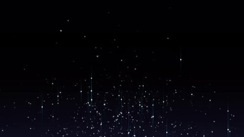 Boucle de particules brillantes et scintillantes 4K