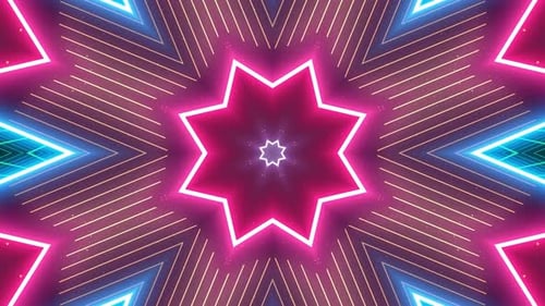 Stunning Digital Glow Background