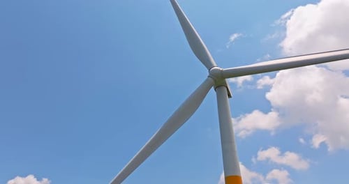 Foto aérea de turbinas eólicas 00171