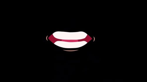 Cartoon Character Mouth Lip Sync On Alpha Channel