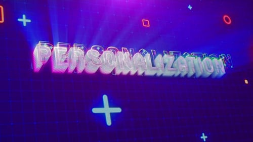 Personalization Digital Technology Background