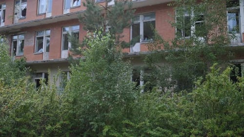 Facade of an Abandoned Building