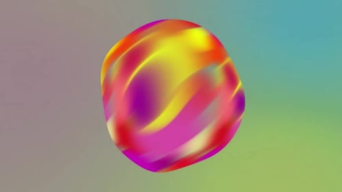 Ballonkreis-Hintergrund mit Farbverlauf
