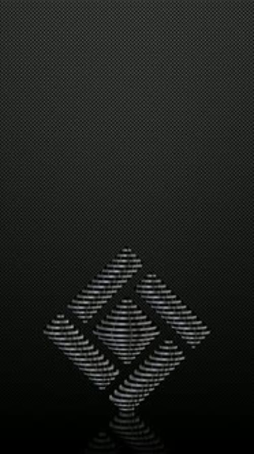 Vertical Background, Black and Silver Figure, Unique Design, Mirror, 3D Render, Exclusive, Shape