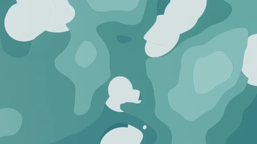 Layered Fluid Organic Abstract Motion Background