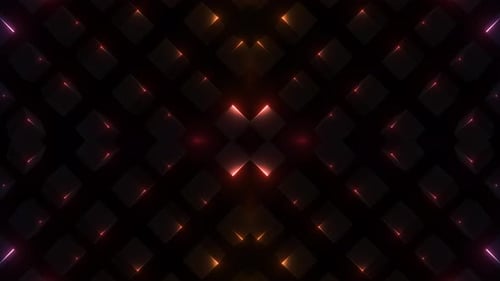 4 K Colored Glossy Boxes Loop 3