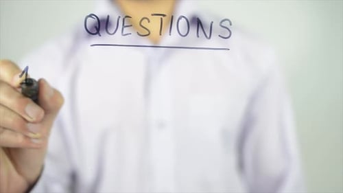 Questions, Writing on Screen