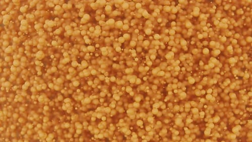 Abstract Orange Spheres Loop Background