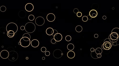 Explosion von Goldpartikeln. Bewegungshintergrund. Goldenes Glitzerpartikel Shockwave Burst. abstrakt