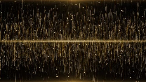 3D Golden Awards Jubilee Night Decorative Invitation Stage Platform Spotlight Background