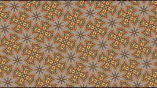 Dynamic Animated Decorative Mandala Pattern Loop