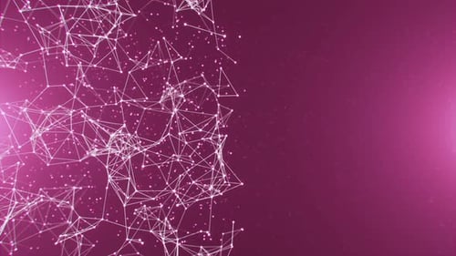 Abstract Digital Network Connection Plexus Loop Background